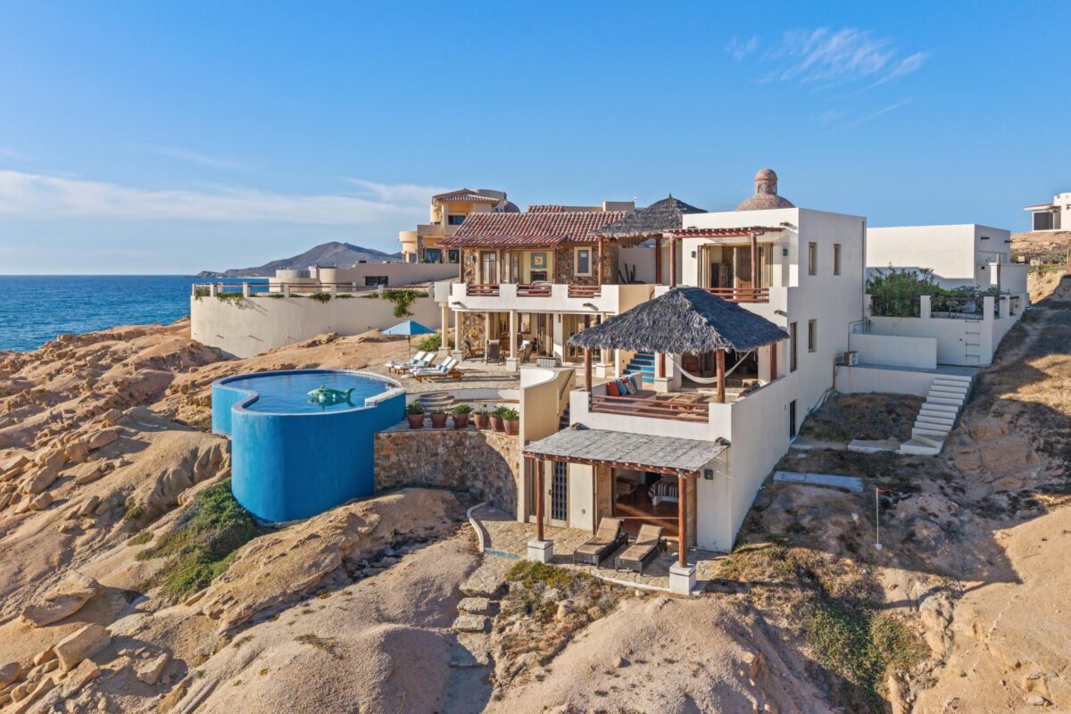 Los Cabos El Tule-Inland:General Rare investor opportunity in the San José Corridor. 2 luxury residences fully completed and move-in ready. 8 additional units with land secured and full blueprints in place -- ready to build to buyer's vision. At – 2-C Cerro del Vigia, Cabo San Lucas, BS