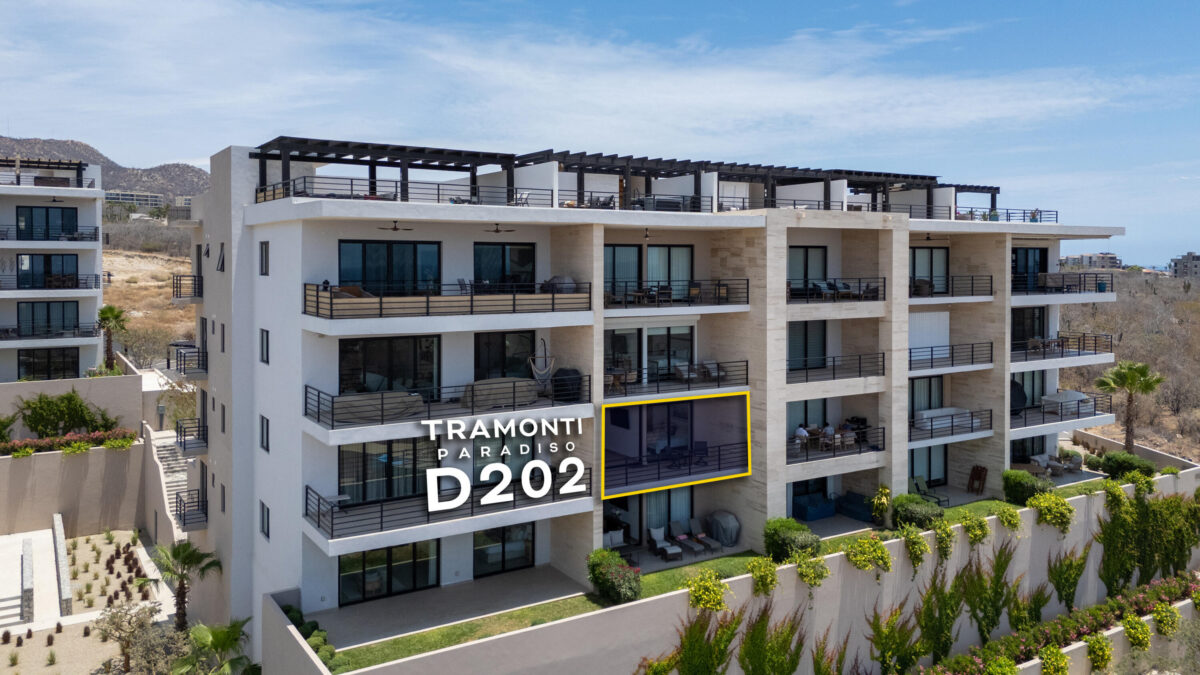 Los Cabos Tramonti Paradiso Live elevated at Tramonti Paradiso D202 in Cabo San Lucas. Welcome to Tramonti Paradiso D202, a beautifully designed 2-bedroom, 2.5-bath condo offering the comfort, style, and lifestyle Buyers are for in Cabo. Enjoy an open layout, inside laundry, a private balcony, and a sought-after Arch – Pentgarden, San Jose del Cabo, BS