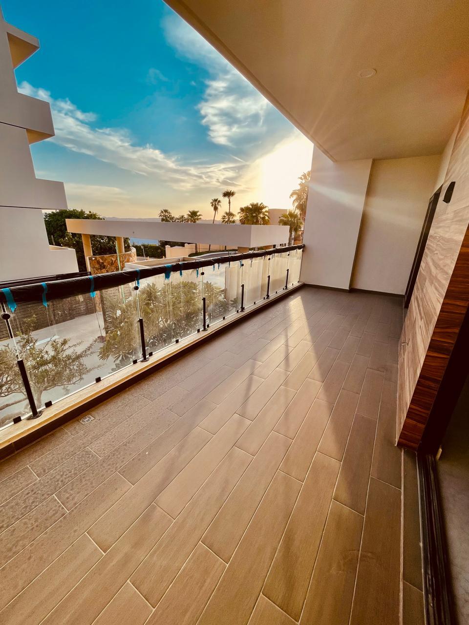 Los Cabos Brisas Del Tezal Ready for immediate delivery! Beautiful 2nd-floor corner 2BR/2BA condo with an extra-large balcony showcasing breathtaking ocean – El Cielito Condo, Cabo Corridor, BS