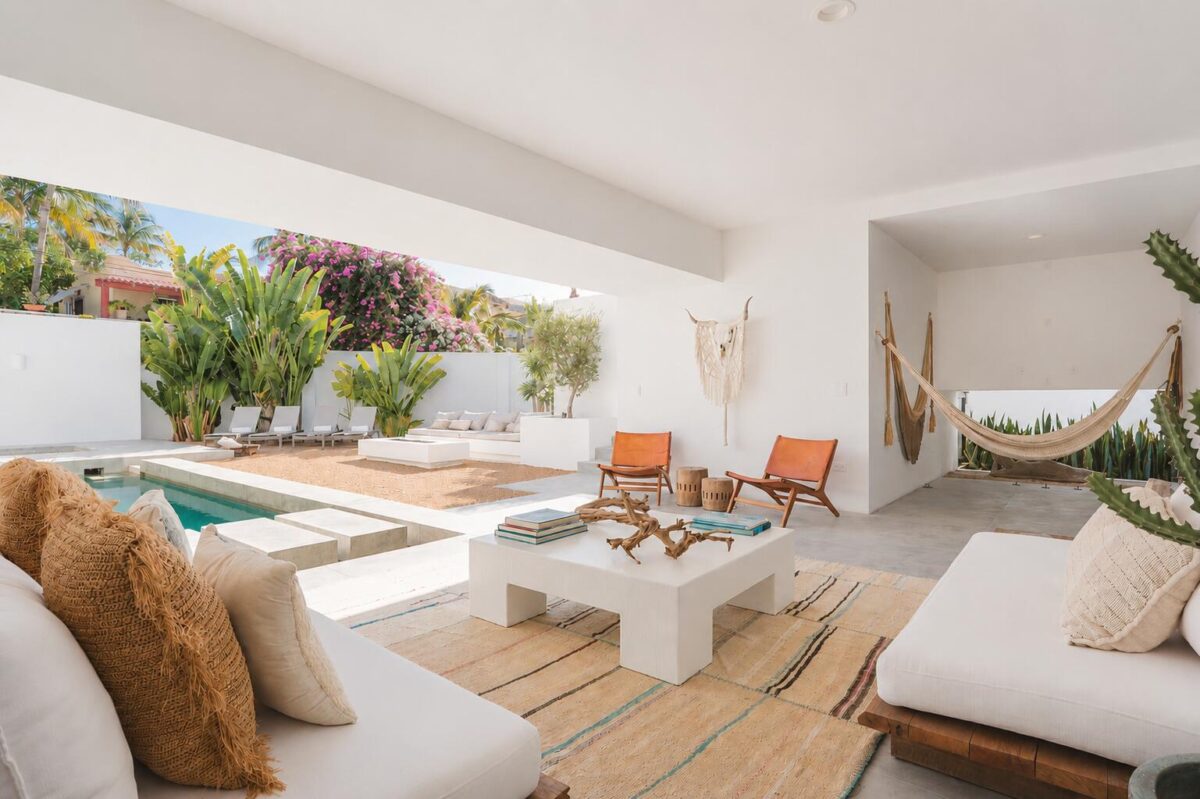 Los Cabos Costa Azul One of Baja's Most Distinctive Architectural Residences.Casa Margaux is not a typical home; it is a fully realized architectural hospitality concept.Designed with the sensibility of a boutique retreat, the villa seamlessly blends indoor-outdoor living, globally curated interiors, and one-of-a-kind design elements that create a truly immersive experience.More than a residence, Casa Margaux has positioned itself as a design-driven destination, appealing to a sophisticated, international audience seeking privacy, aesthetics, and meaningful experiences. Casa Margaux represents a compelling luxury real estate investment positioned at the intersection of design, lifestyle quality, and income potential. Located in the highly desirable Costa Azul corridor of San José del Cabo, the property combines architectural distinction, turnkey condition, and demonstrated rental performance with a disciplined, lifestyle-first operating approach. Airbnb's most Wish-Listed House in Baja California Sur.Supported by consistent seasonal demand, premium nightly rates, and a unique positioning within a low-inventory, beach-adjacent market, the villa delivers meaningful income generation without requiring full-time rental intensity. Its design-forward identity, walkable location, and flexibility for curated experiences further enhance its appeal across multiple demand segments.This balanced profile provides investors with a resilient and differentiated asset, offering attractive cash-flow characteristics, long-term value preservation, and the flexibility to enjoy personal use without compromising financial performance. Beyond traditional rentals, Casa Margaux also presents opportunities to expand revenue through wellness retreats, private events, and creative productions, reinforcing its multi-dimensional income potential.As both a refined lifestyle residence and a proven income-producing asset, Casa Margaux stands as a rare opportunity within the Costa Azul market, where limited inventory and strong demand continue to support long-term appreciation.This dual positioning is what makes Casa Margaux not only a residence, but a strategic lifestyle investment. – Lote 1 Manzana B, San Jose del Cabo, BS