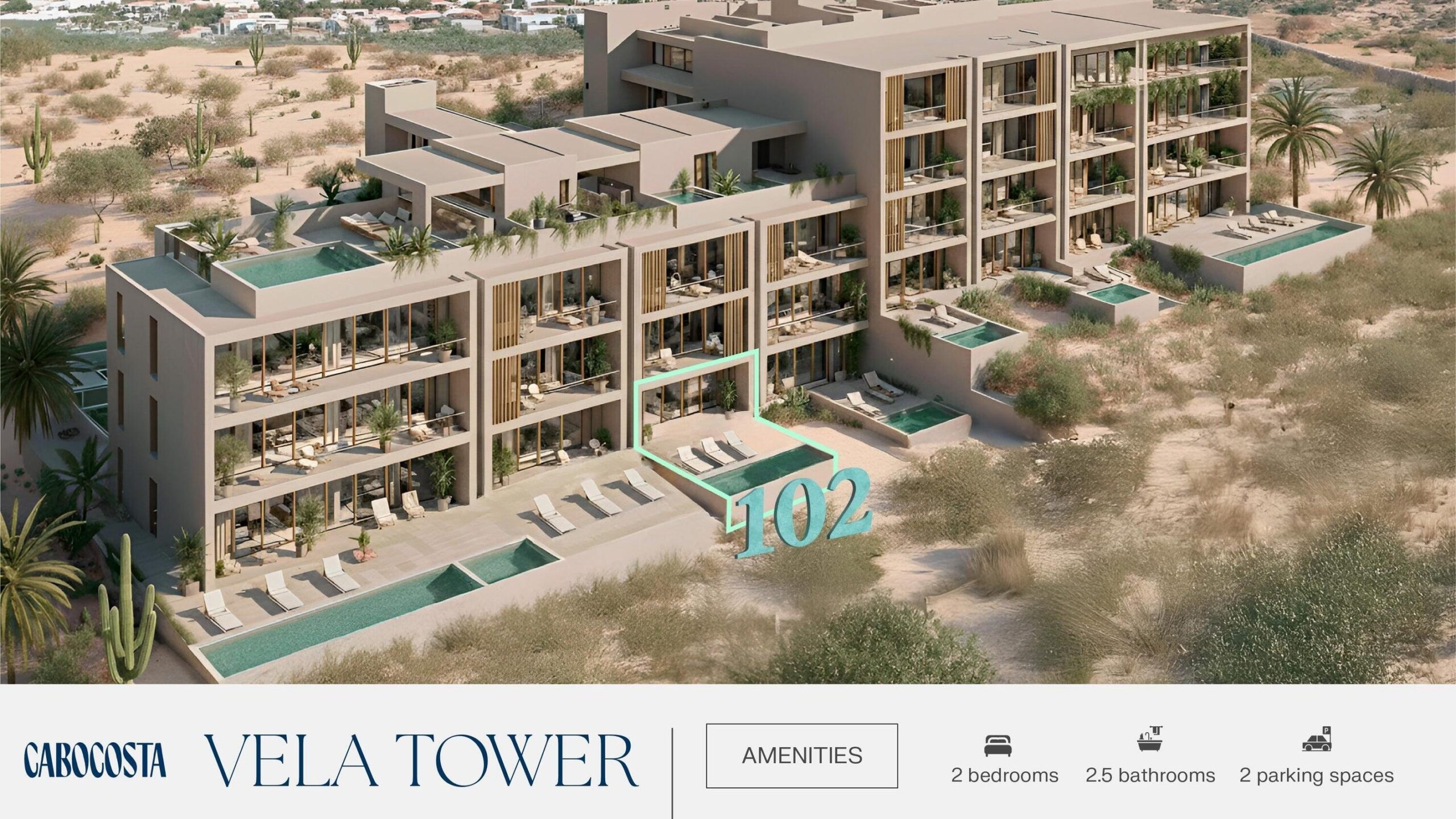Los Cabos Cabo Costa |SEP| – Vela Tower 102, Cabo Corridor, Cabo Corridor, BS